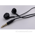 Earbud Stereo Berkabel dengan Mikrofon